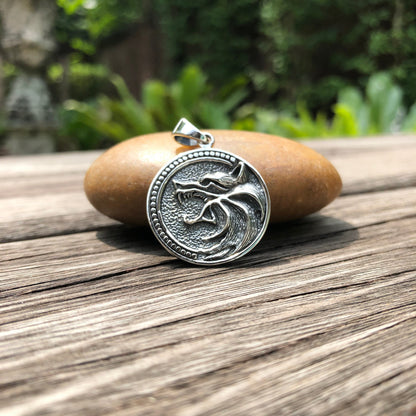 Fenrir Viking Wolf Norse God Pendant/Necklace