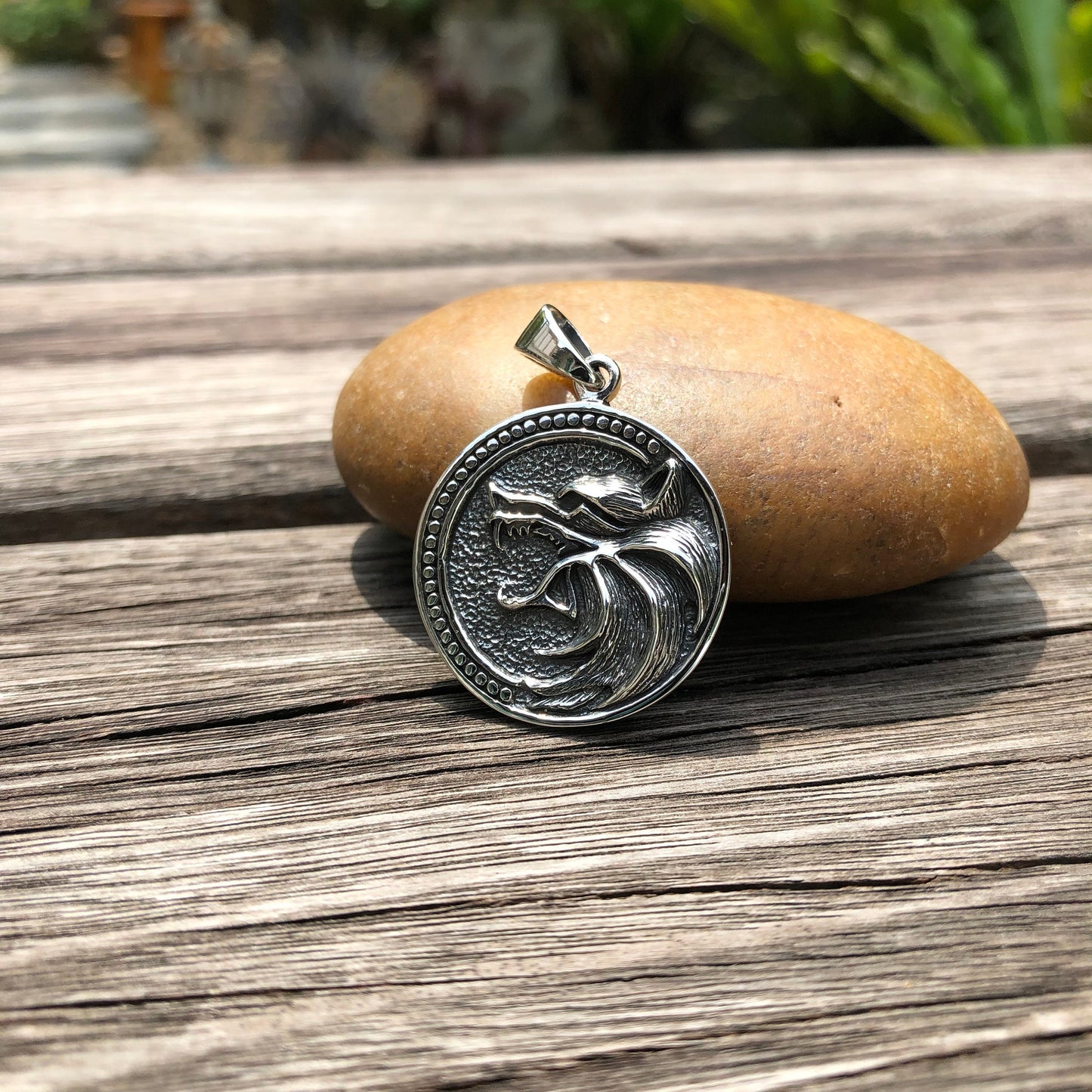 Fenrir Viking Wolf Norse God Pendant/Necklace