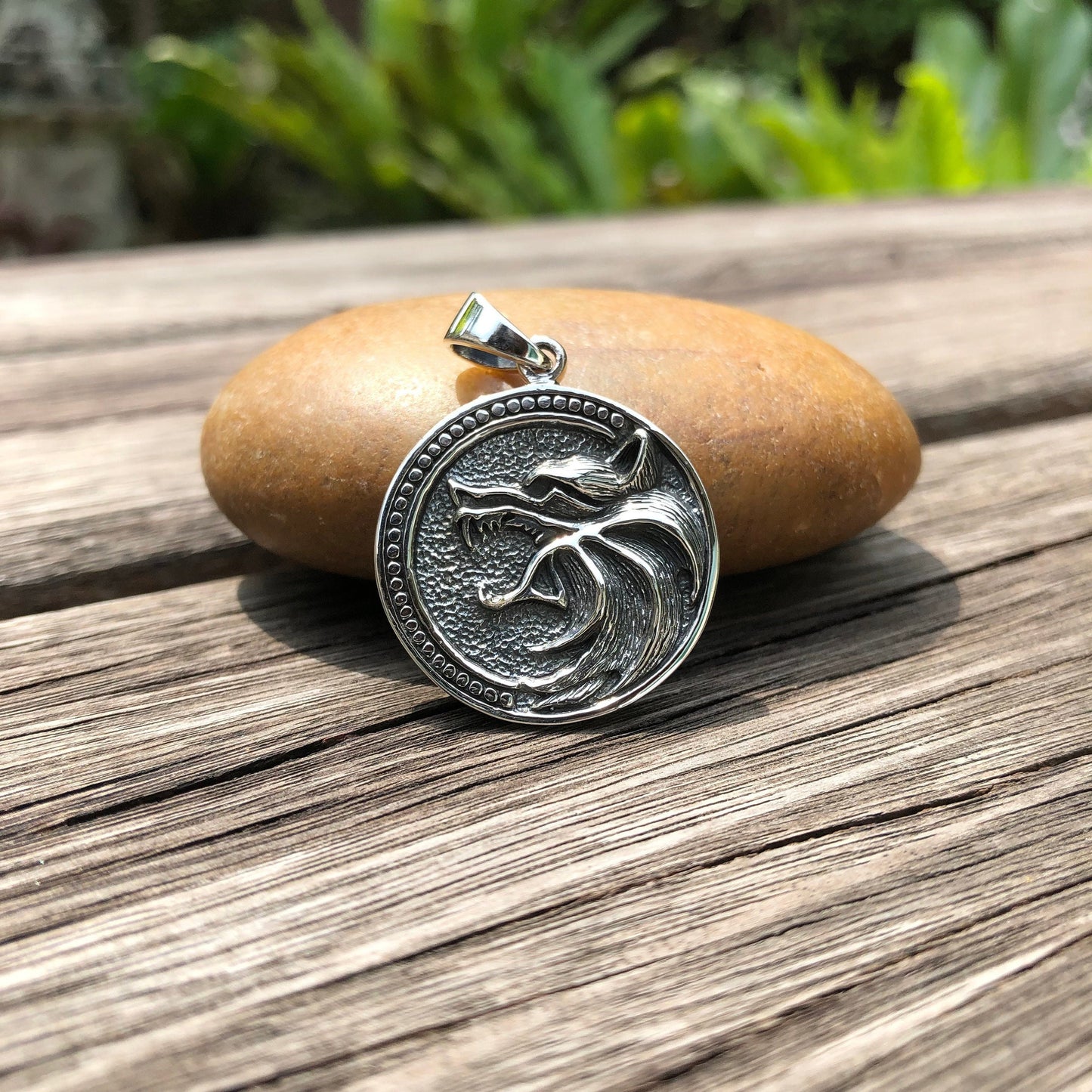 Fenrir Viking Wolf Norse God Pendant/Necklace