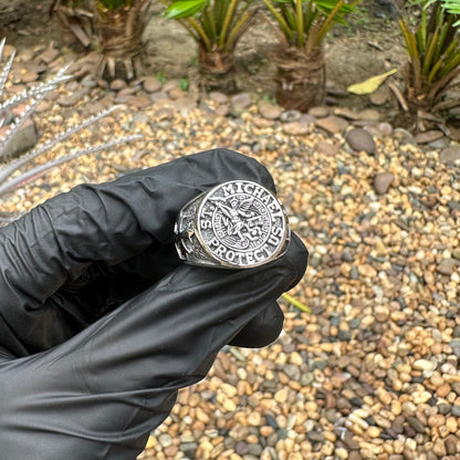 Saint Michael Guardian Angel Ring