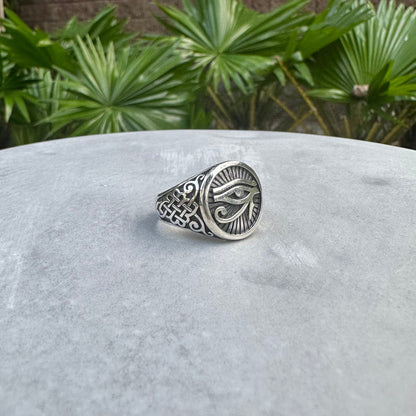 Egyptian Eye of Horus Ring
