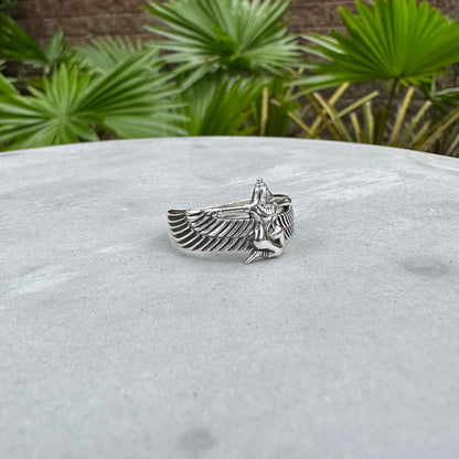 Ma'at Egyptian Goddess Ring