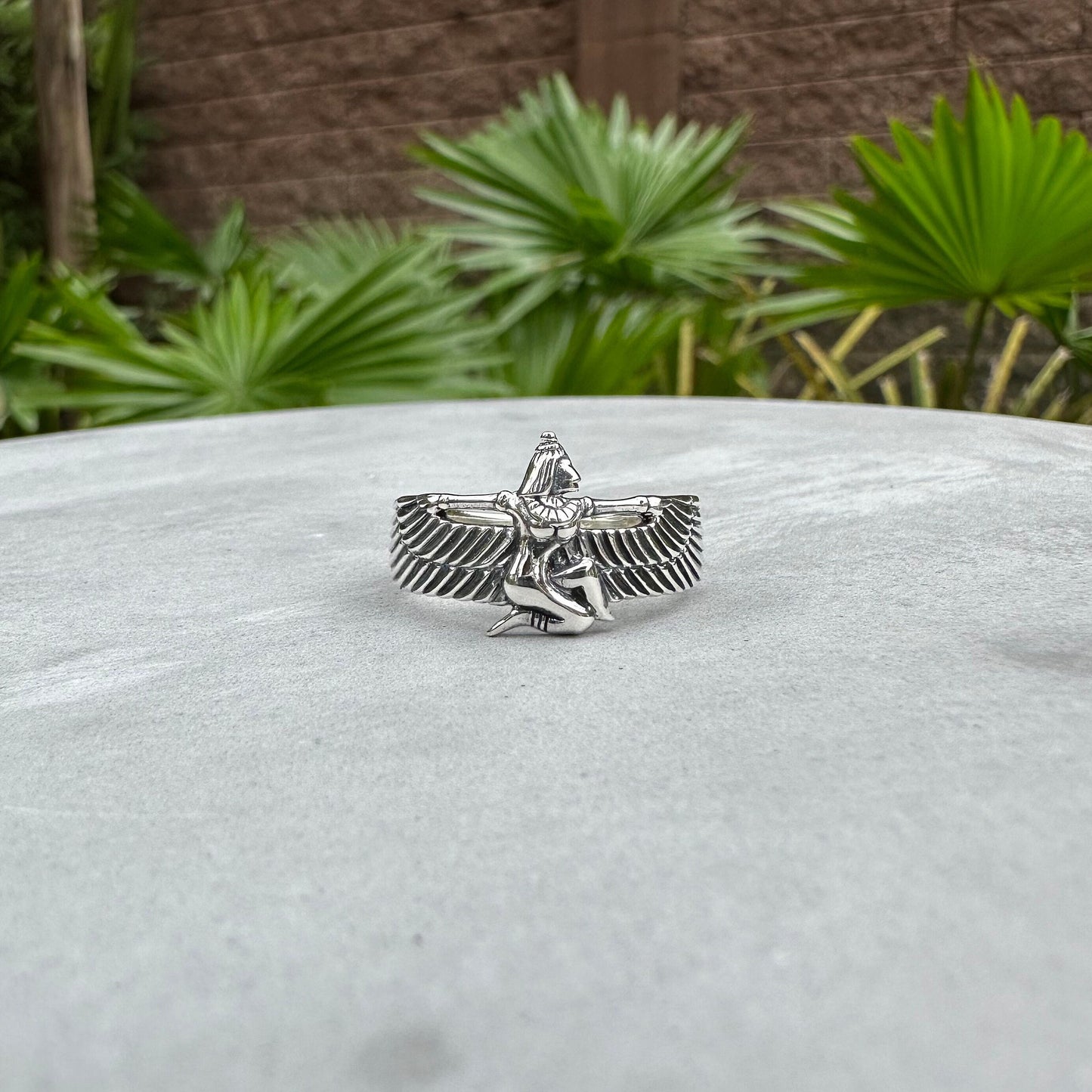 Ma'at Egyptian Goddess Ring