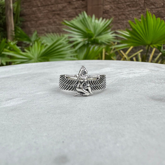Ma'at Egyptian Goddess Ring