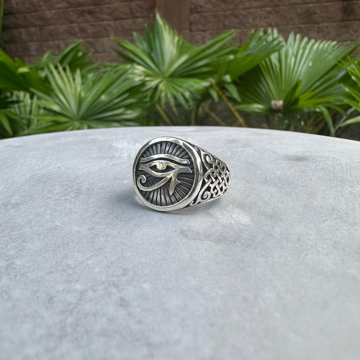 Egyptian Eye of Horus Ring