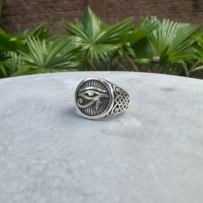 Egyptian Eye of Horus Ring