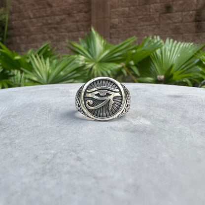 Egyptian Eye of Horus Ring