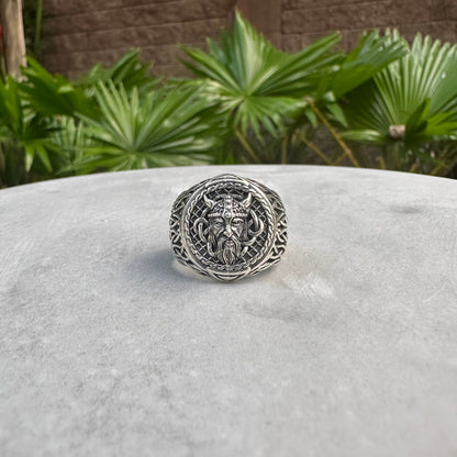 Viking God of Thunder Celtic Knot Design Ring