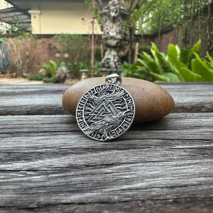 Odin's Raven Companion Pendant/Necklace