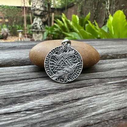 Odin's Raven Companion Pendant/Necklace