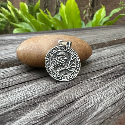 Odin's Raven Companion Huginn & Muninn Pendant/Necklace