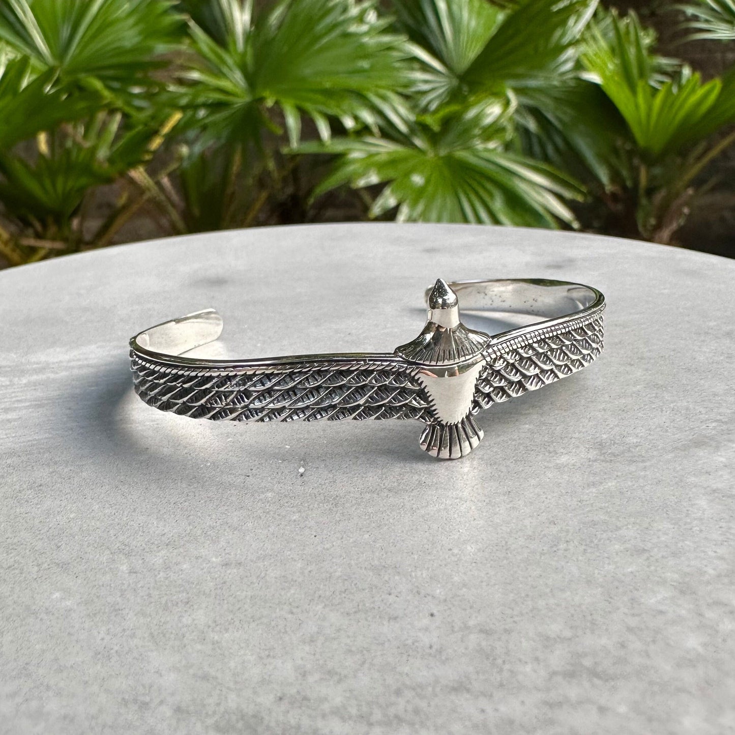 Native American Tribe Bird Cuff Bracelet