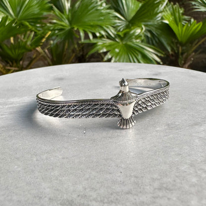 Native American Tribe Bird Cuff Bracelet