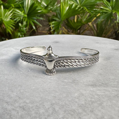 Native American Tribe Bird Cuff Bracelet