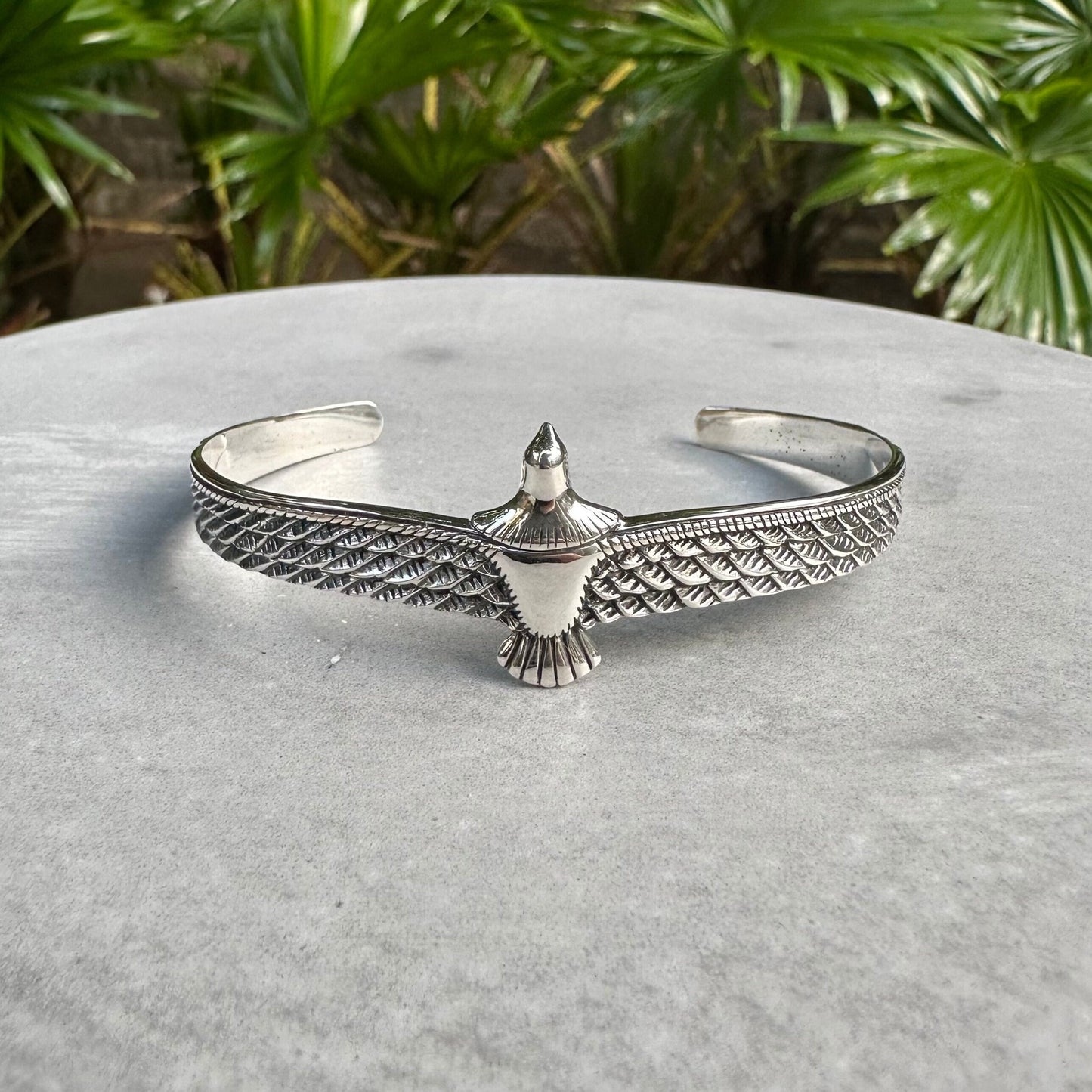 Native American Tribe Bird Cuff Bracelet