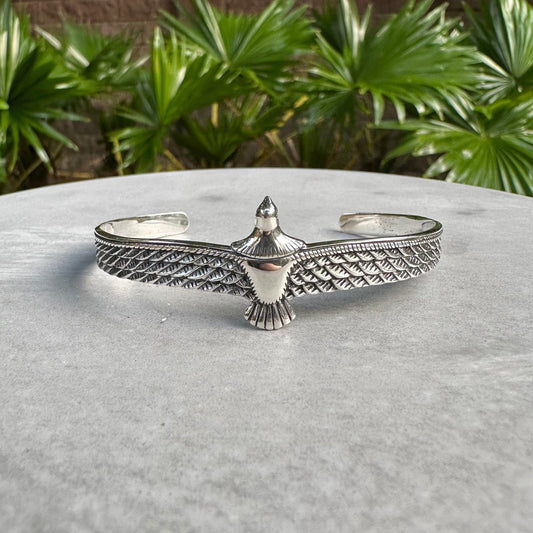 Native American Tribe Bird Cuff Bracelet