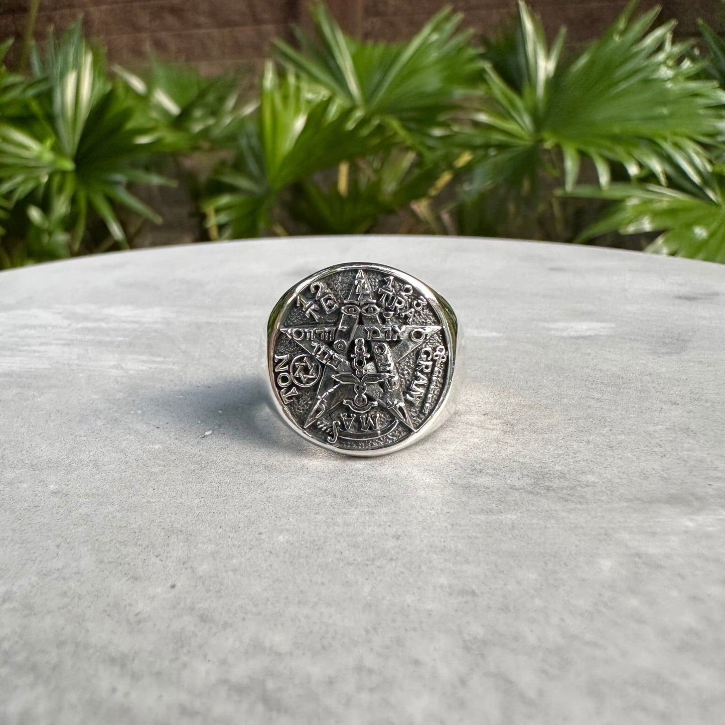 Tetragrammaton Jewish god YHVH Tetragram Ring