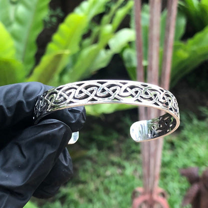 Celtic Knots Viking Cuff Bracelet