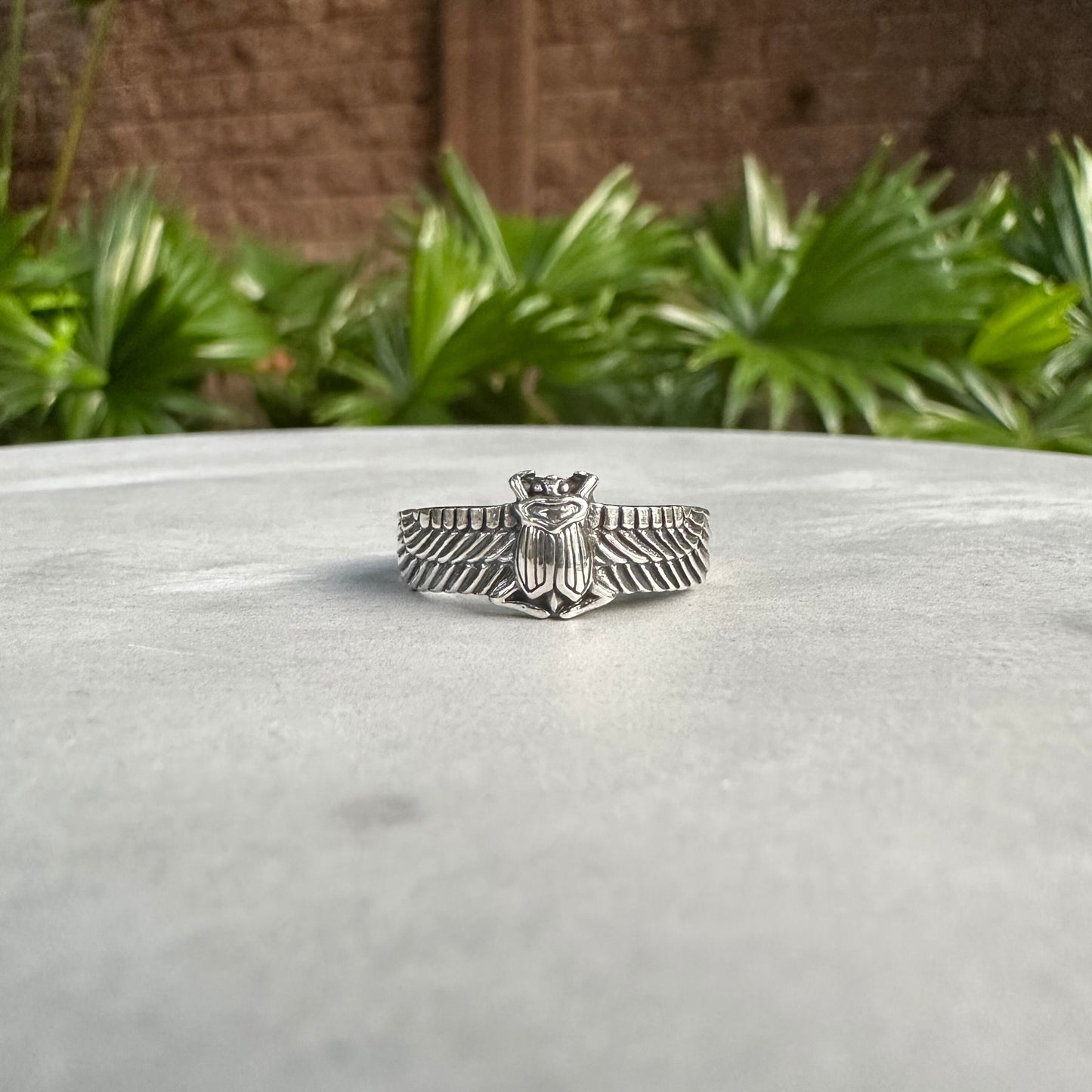 Egyptian Beetle Scarab Bug Ring
