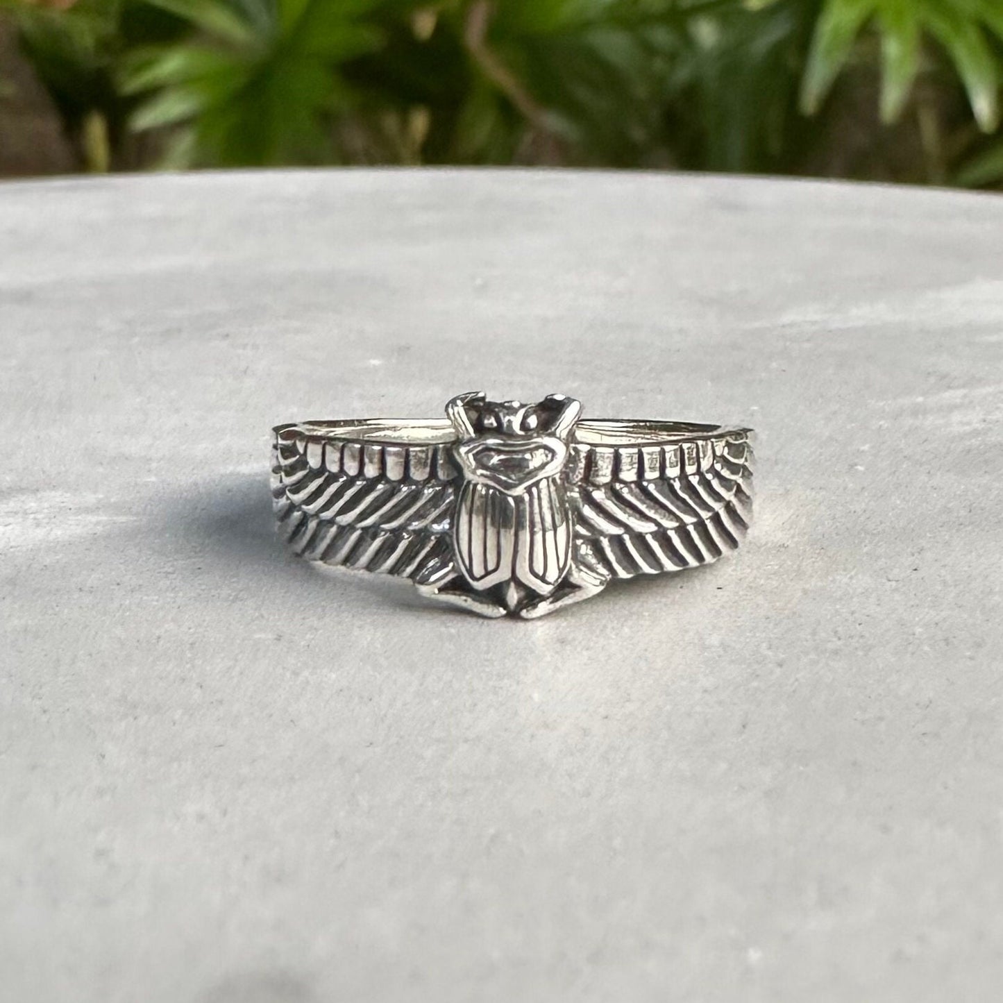 Egyptian Beetle Scarab Bug Ring