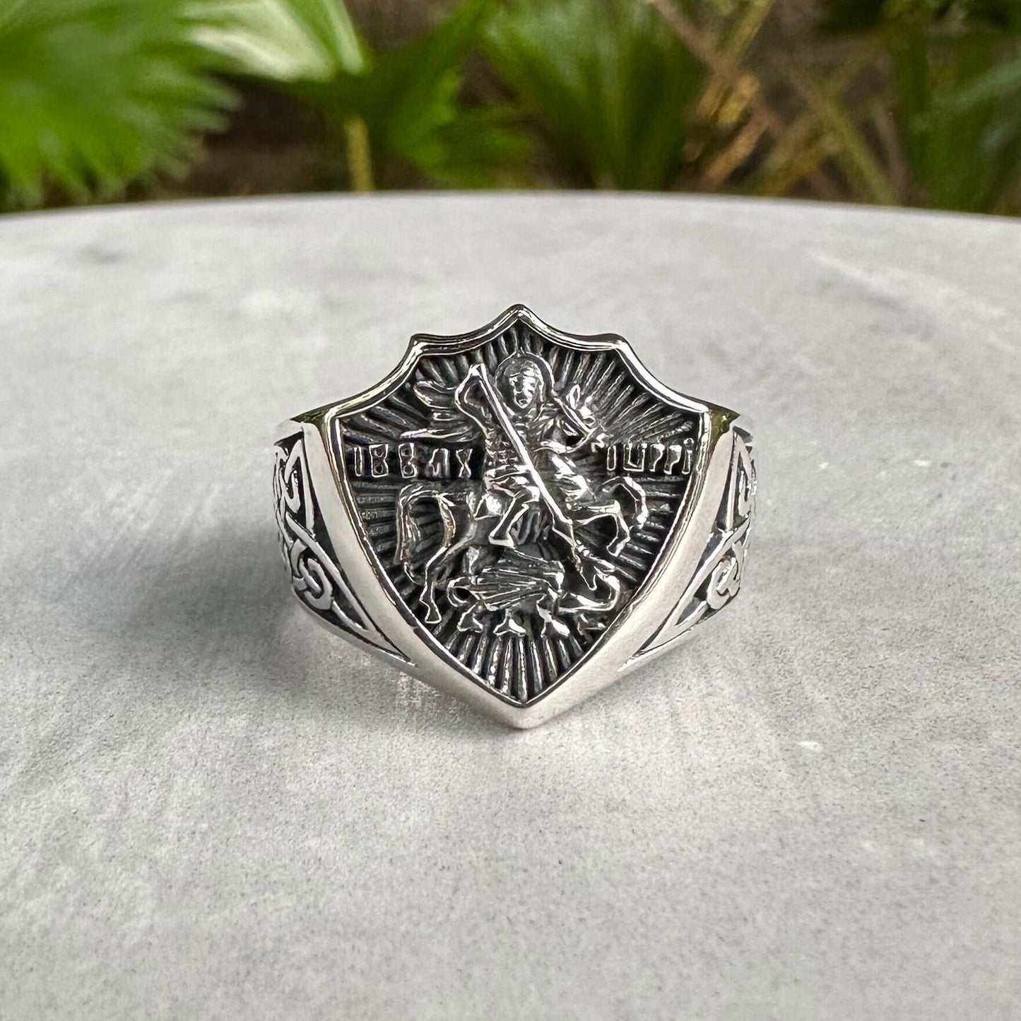 Saint George St. Knight Of Roman Ring