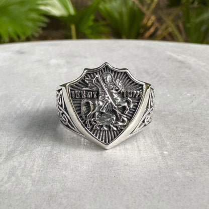 Saint George St. Knight Of Roman Ring