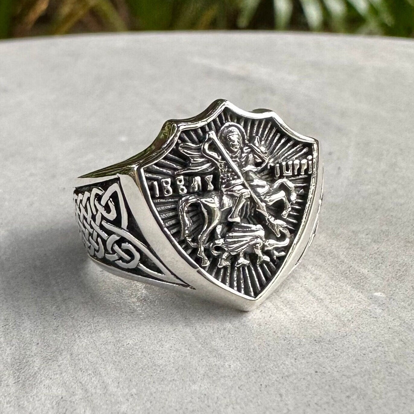 Saint George St. Knight Of Roman Ring