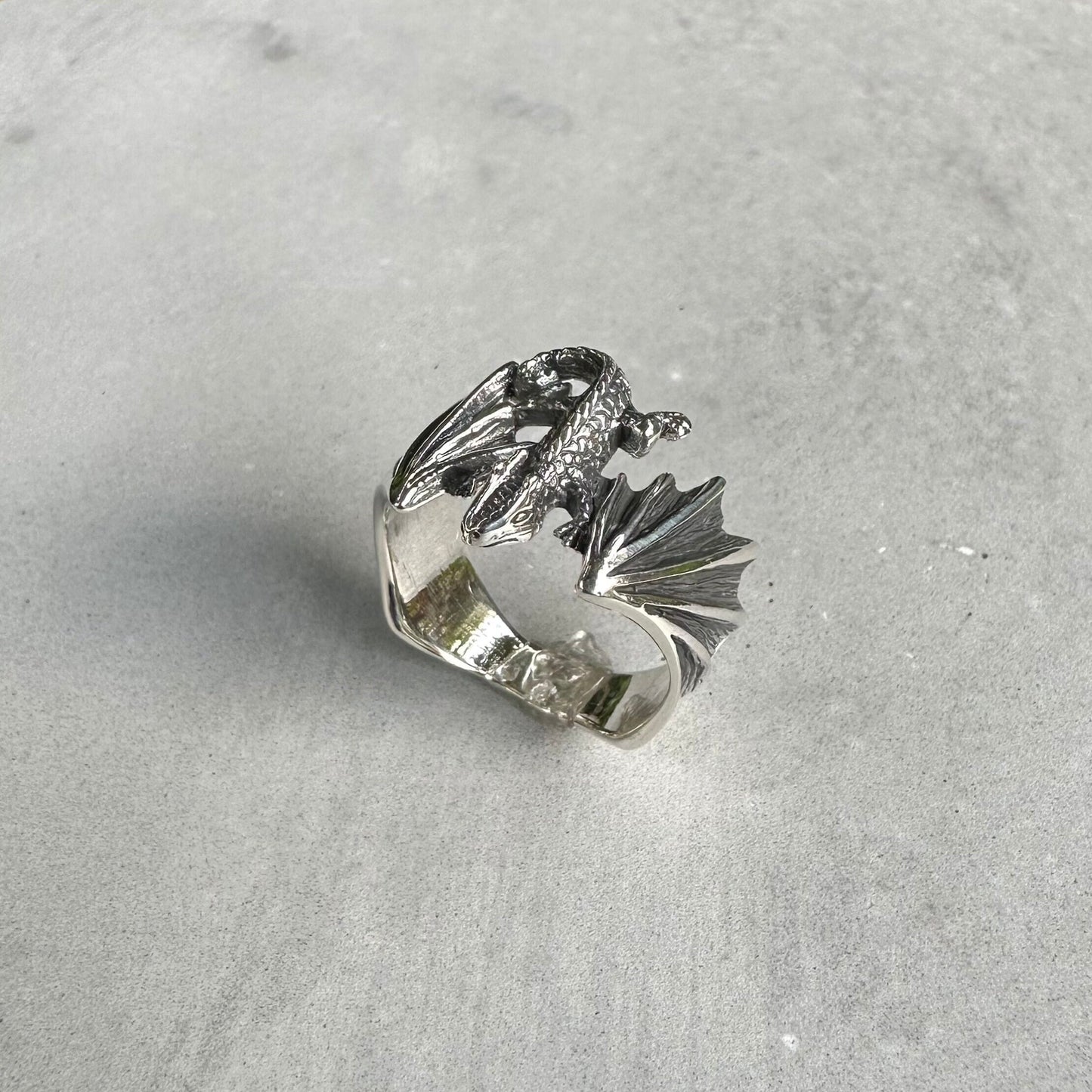 Draco Flying Dragon Lizard Volans Reptile Ring