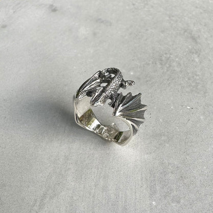 Draco Flying Dragon Lizard Volans Reptile Ring