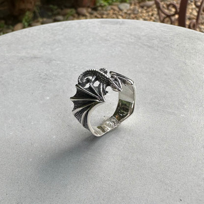 Draco Flying Dragon Lizard Volans Reptile Ring
