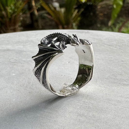 Draco Flying Dragon Lizard Volans Reptile Ring
