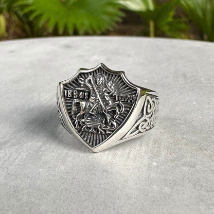 Saint George St. Knight Of Roman Ring