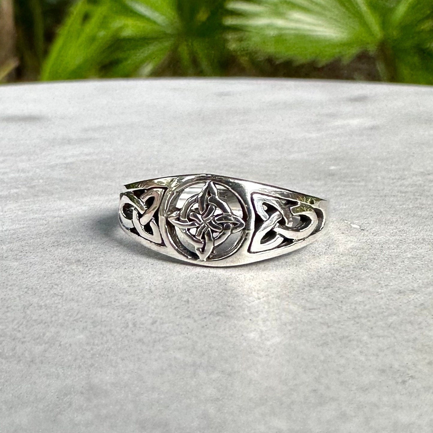 Witch's Knot Magic Four Element Wiccan Ring
