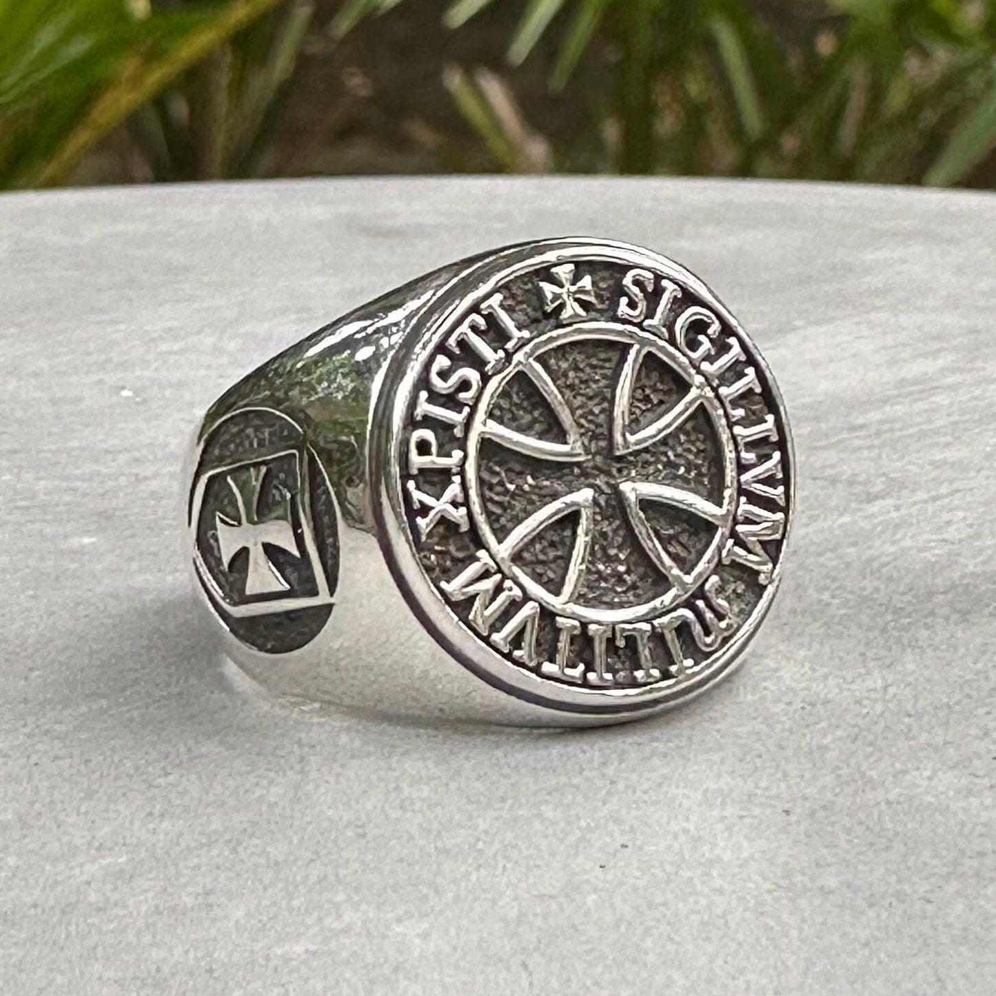 Templar Cross Knight Templar Seal Catholic Crusader Ring