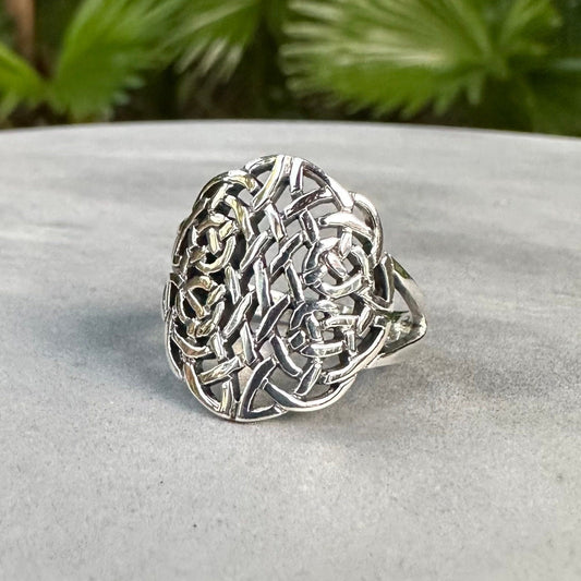 Celtic Knot Viking Infinity Ring