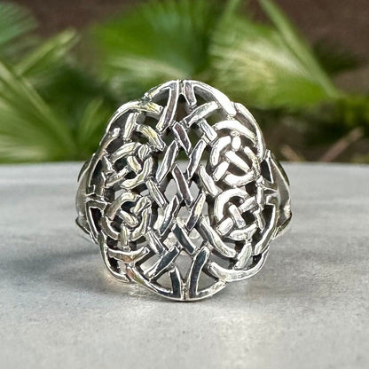 Celtic Knot Viking Infinity Ring