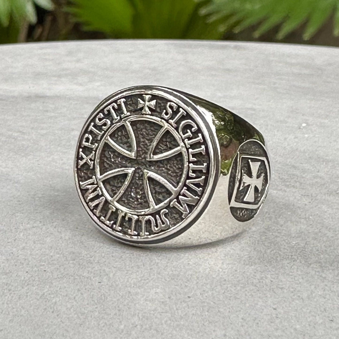 Templar Cross Knight Templar Seal Catholic Crusader Ring