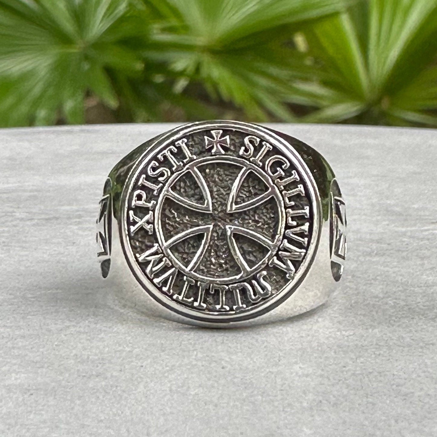 Templar Cross Knight Templar Seal Catholic Crusader Ring