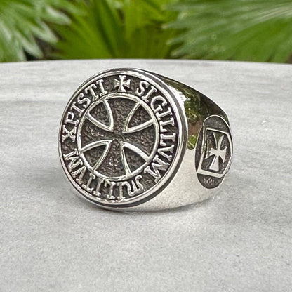 Templar Cross Knight Templar Seal Catholic Crusader Ring