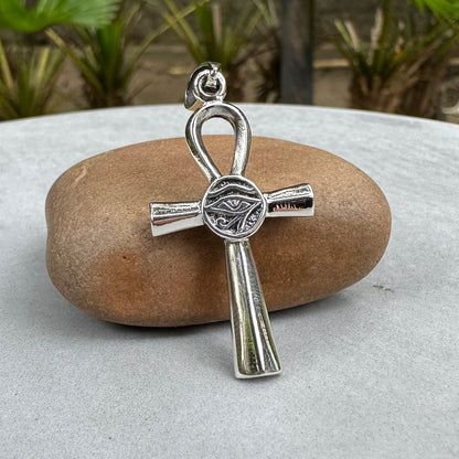 Ankh Egyptian Eye of Horus Pendant/Necklace