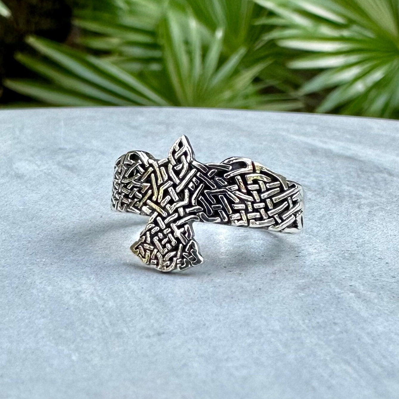 Odin's Raven Viking Ring