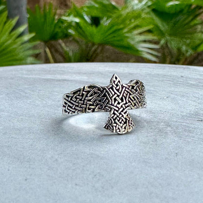 Odin's Raven Viking Ring