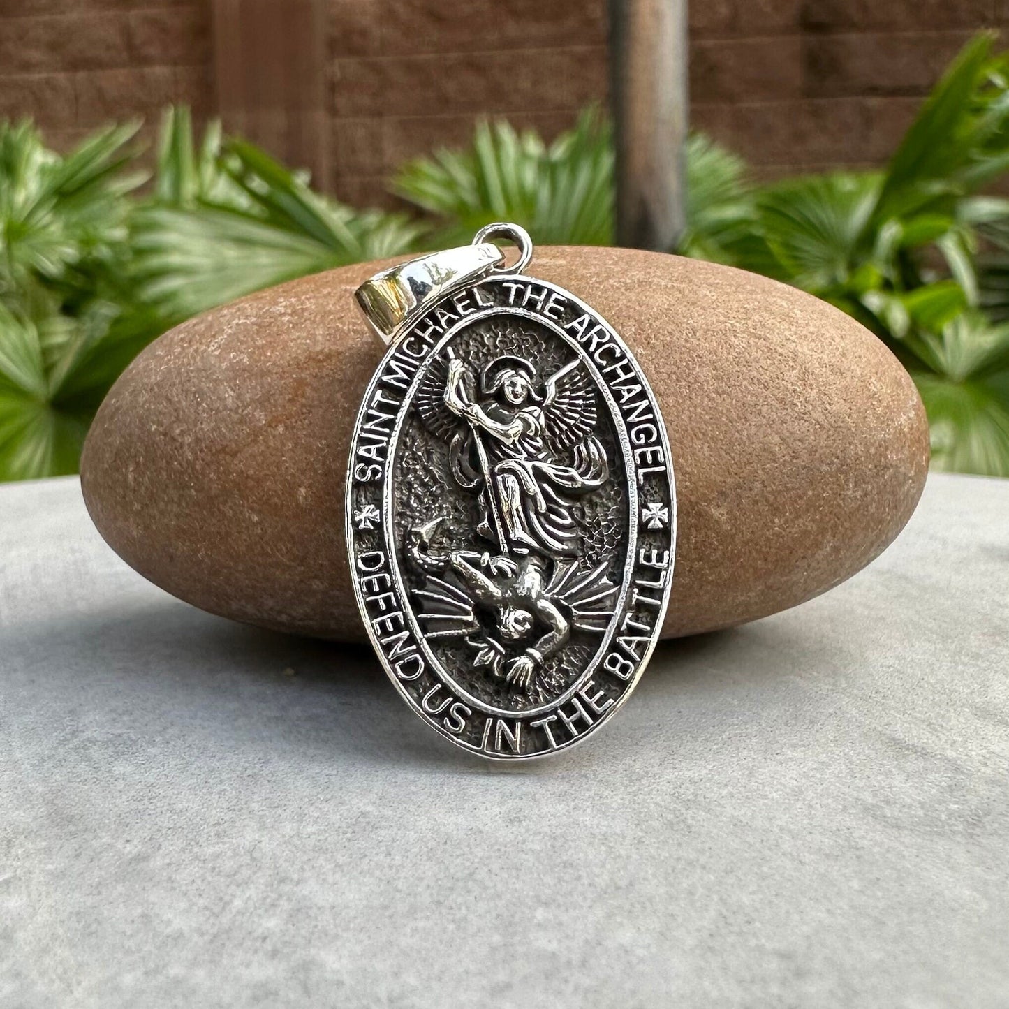 Saint Michael ArchAngel Christian Pendant/Necklace