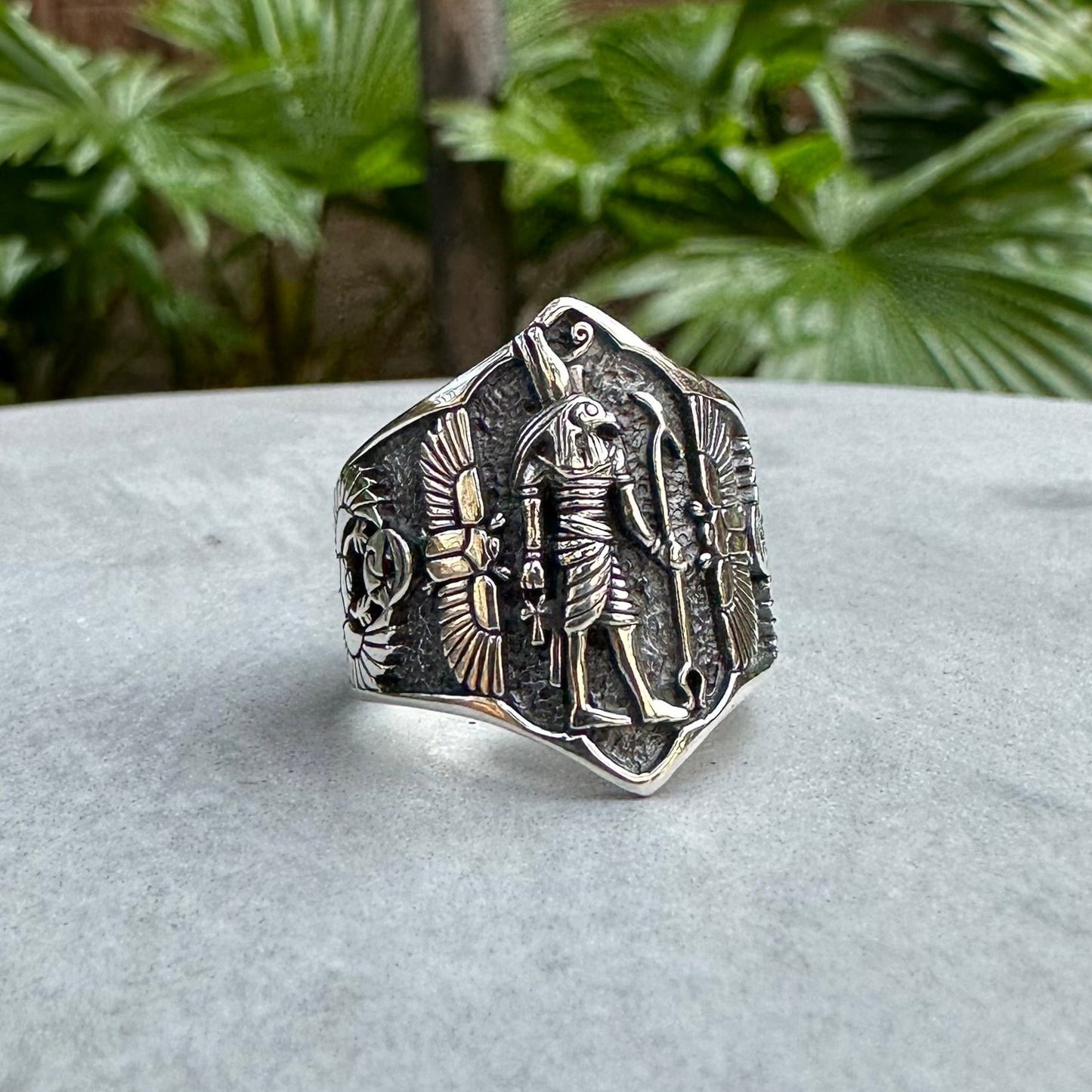 Egypt Eye of Horus Ancient God Deities Ring