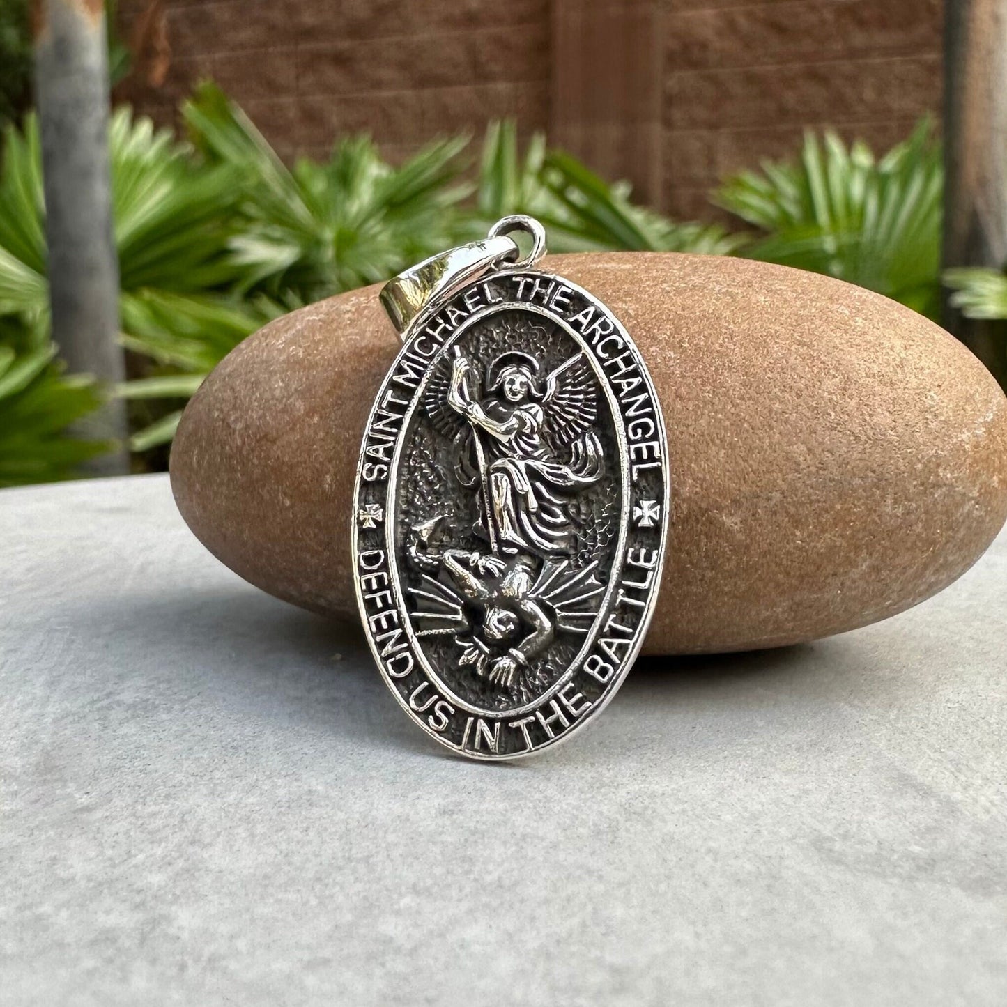 Saint Michael ArchAngel Christian Pendant/Necklace