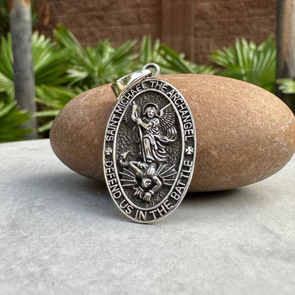 Saint Michael ArchAngel Christian Pendant/Necklace