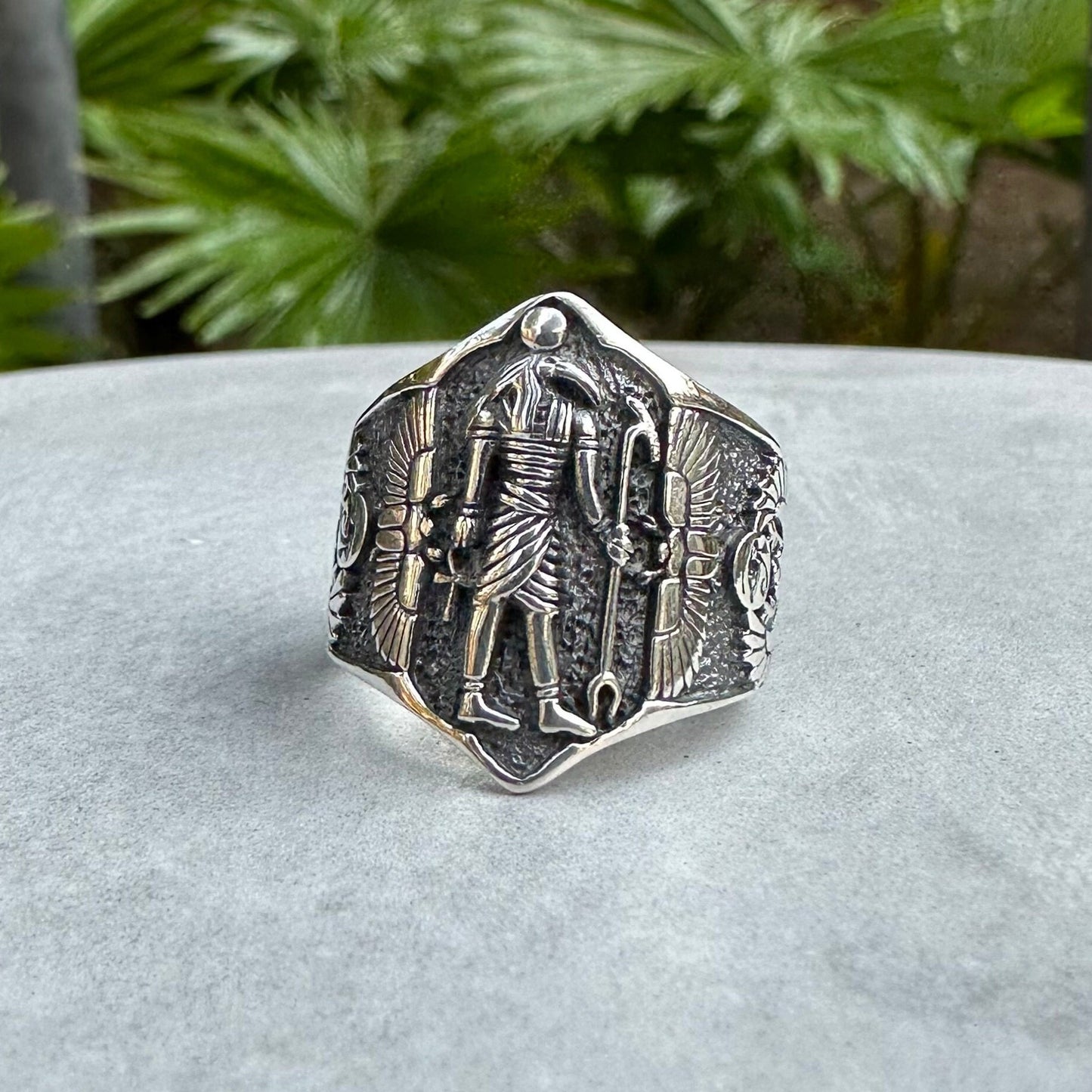 Thoth Egyptian God of Wisdom Deity Talismans Ring