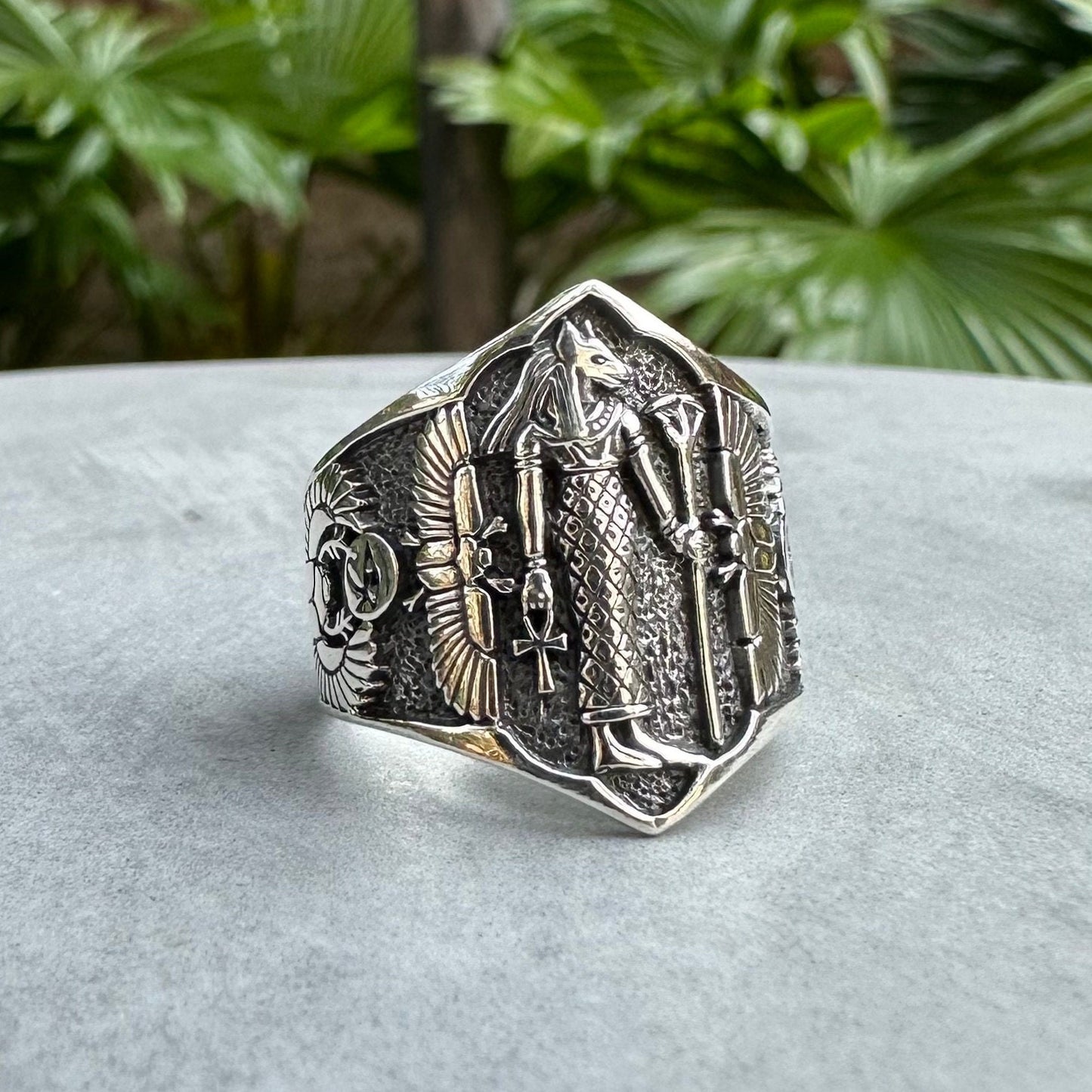 Bastet Egyptian Goddess of Protection Ring