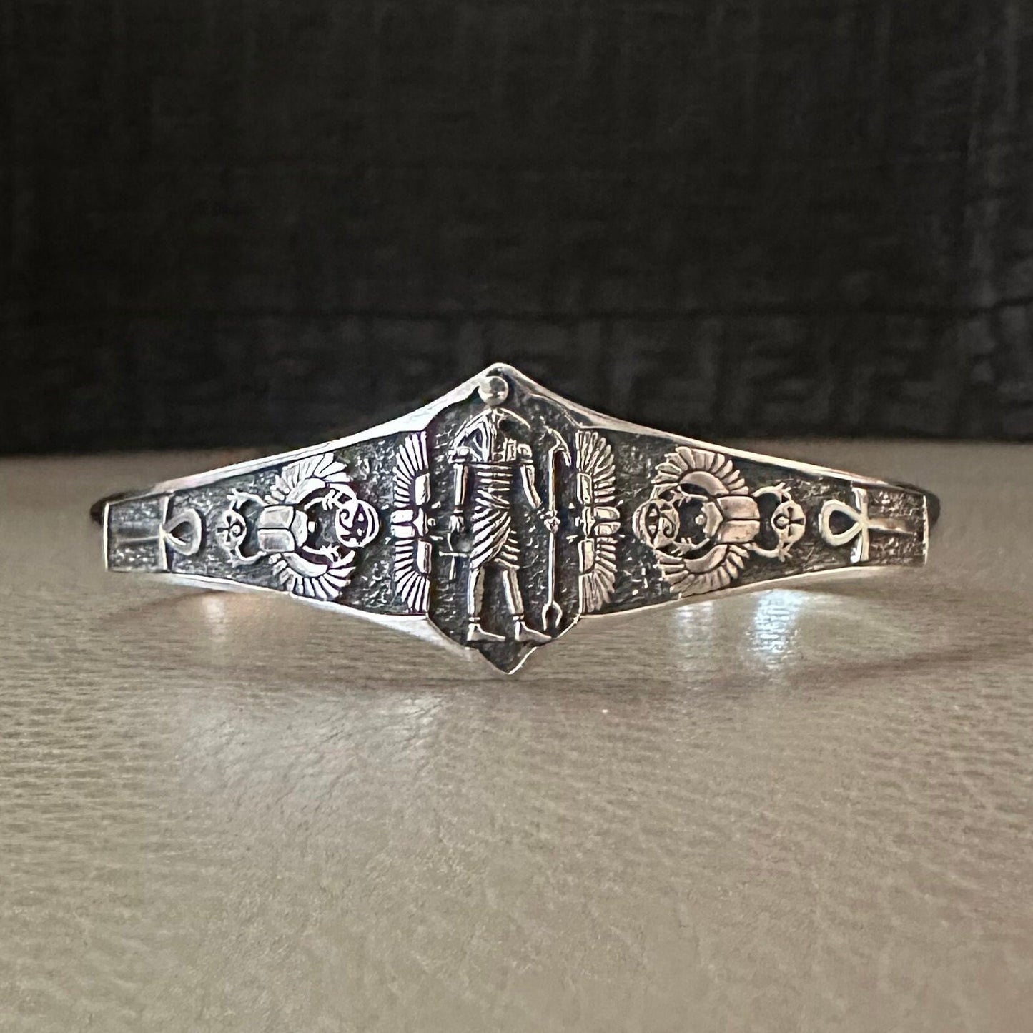 Thoth Egyptian God Ancient God Ibis Amulet Talismans Cuff Bracelet