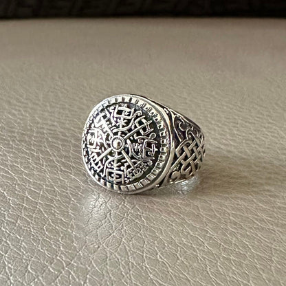 Vegvisir Norse Compass Ring